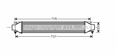 AVA QUALITY COOLING ft4321 -  Интеркулер